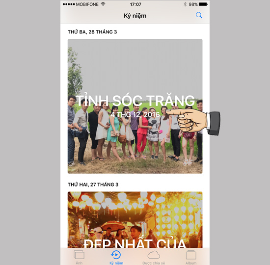 Hướng dẫn tự tạo Video hình ảnh trên iOS 10