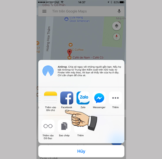 Hướng dẫn chia sẻ vị trí trên iPhone chạy iOS 10-4
