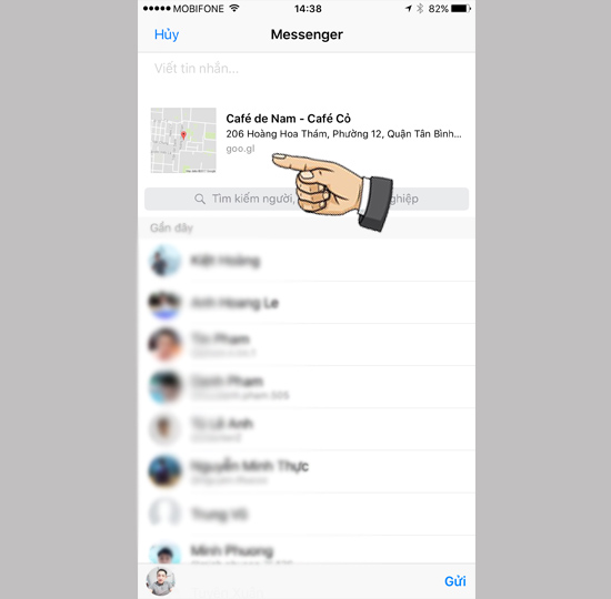 Hướng dẫn chia sẻ vị trí trên iPhone chạy iOS 10