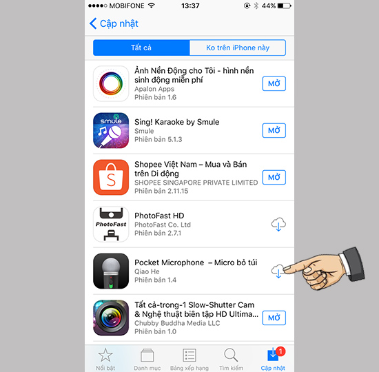 Cách tải lại ứng dụng đã xoá của App Store trên iOS 3