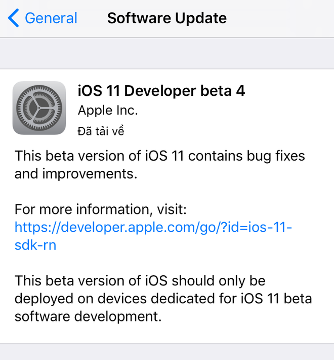 Cập nhật iOS 11 beta 4 sửa lỗi và thêm tính năng-3