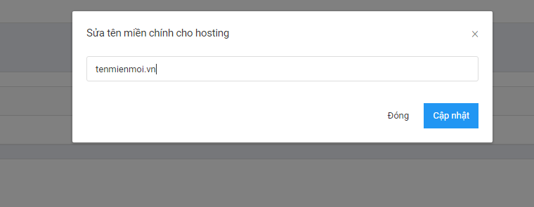 Hướng dẫn thay đổi tên miền hosting 2