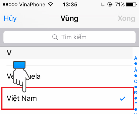 Chọn Việt Nam